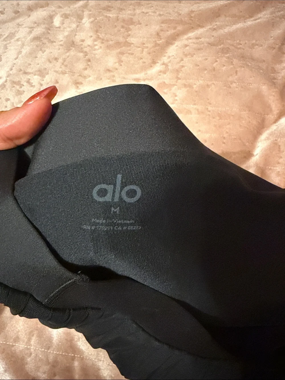 ALO Yoga Black Pleated baseline Skirt
